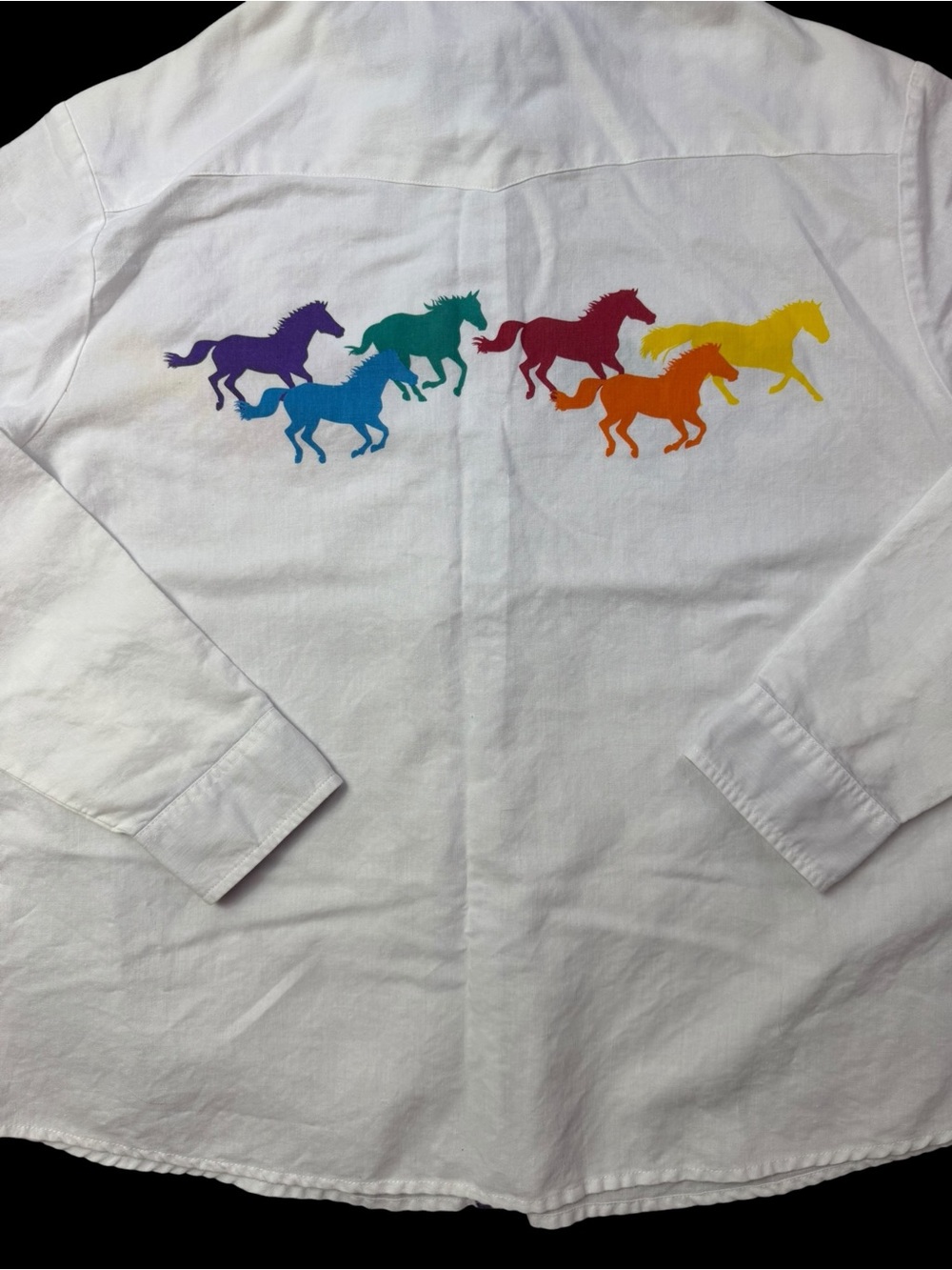Vintage Women’s 00s Wrangler Blues White Multicolor XXL Button-Up Shirt - Picture 12 of 13